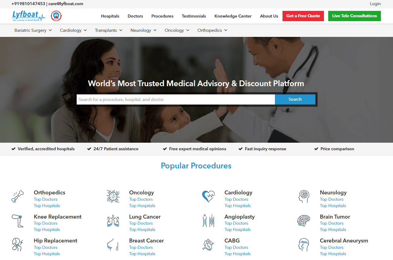 Lyfboat website screenshot